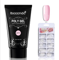 HKM-089683 Crystal Nail Extension Gel 30g - Quick and Easy Application, Strong Hold, Easy Removal