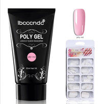 HKM-089683 Crystal Nail Extension Gel 30g - Quick and Easy Application, Strong Hold, Easy Removal