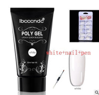 HKM-089683 Crystal Nail Extension Gel 30g - Quick and Easy Application, Strong Hold, Easy Removal