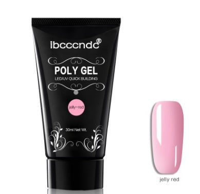 HKM-089683 Crystal Nail Extension Gel 30g - Quick and Easy Application, Strong Hold, Easy Removal