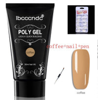 HKM-089683 Crystal Nail Extension Gel 30g - Quick and Easy Application, Strong Hold, Easy Removal