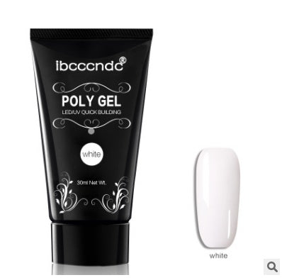 HKM-089683 Crystal Nail Extension Gel 30g - Quick and Easy Application, Strong Hold, Easy Removal