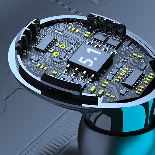 KTX-230803 M10 TWS Bluetooth 5.1 Sports Touch Control In-Ear Binaural Headphones with Battery Display