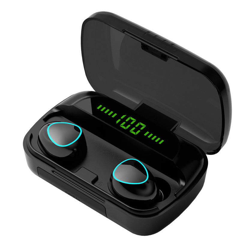 KTX-230803 M10 TWS Bluetooth 5.1 Sports Touch Control In-Ear Binaural Headphones with Battery Display