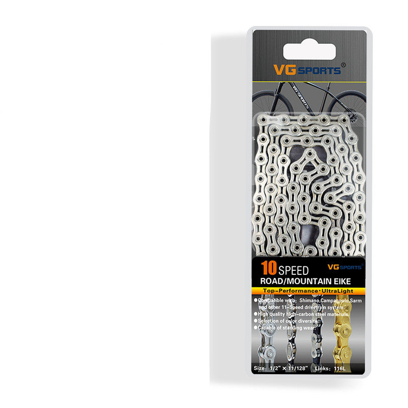 KTX-489363 Golden Colorful Hollow Variable Speed Road Bike Chain