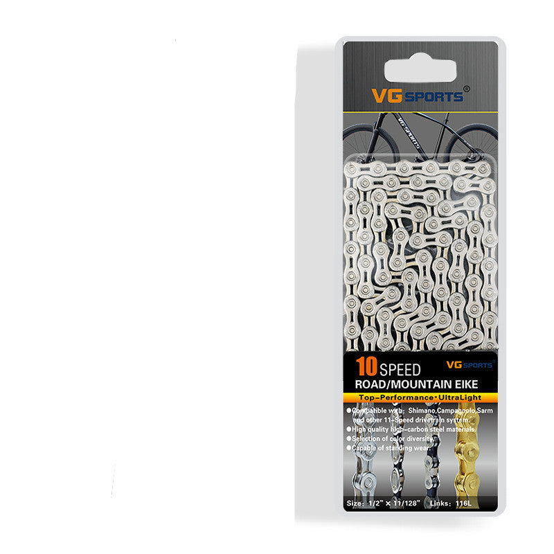 KTX-489363 Golden Colorful Hollow Variable Speed Road Bike Chain