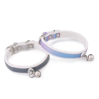 HKM-230867 Gradient Color Cat and Dog Collar with Bell - PU Material, Free Size, All Seasons
