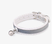 HKM-230867 Gradient Color Cat and Dog Collar with Bell - PU Material, Free Size, All Seasons