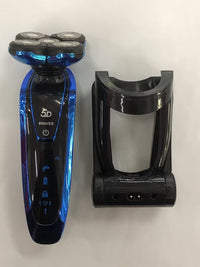 HKM-267603 Rechargeable Electric Shaver with 3W Power and Body Wash Cleaning - Available in Gold, Blue, and Gun Color