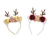 HKM-536019 Antler Headband for Kids - Princess & Cartoon Style, Plaid Design