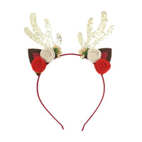 HKM-536019 Antler Headband for Kids - Princess & Cartoon Style, Plaid Design