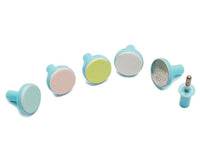 HKM-282835 Electric Nail File Replacement Set - 3 Grinding Heads for Precision Nail Care
