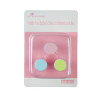 HKM-282835 Electric Nail File Replacement Set - 3 Grinding Heads for Precision Nail Care