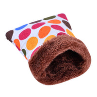HKM-315795 Warm Canvas Sleeping Bag for Small Pets, Ideal for Hamsters and Sugar Gliders