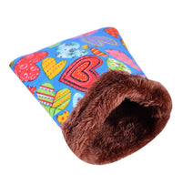 HKM-315795 Warm Canvas Sleeping Bag for Small Pets, Ideal for Hamsters and Sugar Gliders