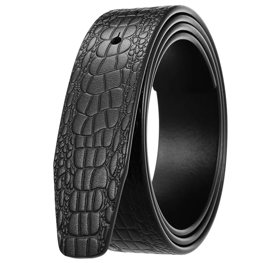 HKM-788243 Men's Perforated Leather Belt - Style LY34-3718