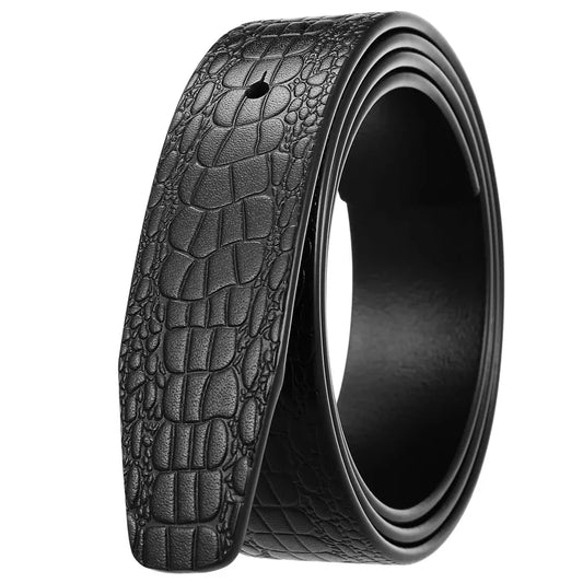 HKM-788243 Men's Perforated Leather Belt - Style LY34-3718