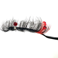 HKM-944851 Handmade Diamond Glitter False Eyelashes – Mink-Shaped Solid Color Styles ZC201-JZ to ZC210-JZ