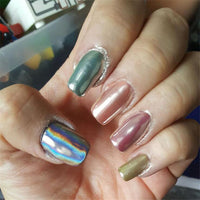 HKM-445523 Nail Super Bright Laser Mirror Powder - Color-Changing Effects with High-Quality Non-Toxic Material