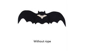 HKM-753171 Bat Wing Costume for Pets - Black Polyester and Felt Halloween Apparel for Small Animals