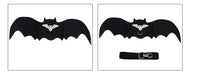 HKM-753171 Bat Wing Costume for Pets - Black Polyester and Felt Halloween Apparel for Small Animals