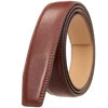 HKM-590483 Automatic Buckle Two-Layer Leather Belt for Men