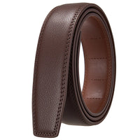 HKM-590483 Automatic Buckle Two-Layer Leather Belt for Men