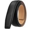 HKM-590483 Automatic Buckle Two-Layer Leather Belt for Men