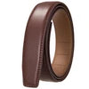 HKM-590483 Automatic Buckle Two-Layer Leather Belt for Men