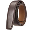 HKM-590483 Automatic Buckle Two-Layer Leather Belt for Men