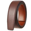HKM-590483 Automatic Buckle Two-Layer Leather Belt for Men