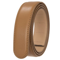HKM-590483 Automatic Buckle Two-Layer Leather Belt for Men