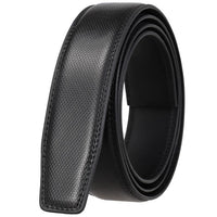 HKM-590483 Automatic Buckle Two-Layer Leather Belt for Men