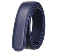 HKM-590483 Automatic Buckle Two-Layer Leather Belt for Men