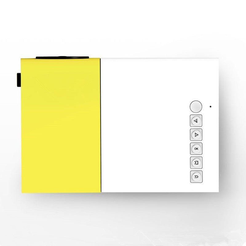 KTX-593555 1080P LED Mini High-Definition Projector with Portable Design and Built-in Speaker