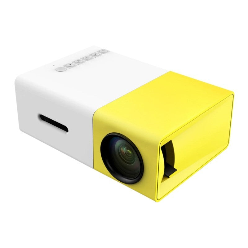 KTX-593555 1080P LED Mini High-Definition Projector with Portable Design and Built-in Speaker