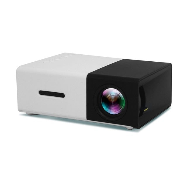 KTX-593555 1080P LED Mini High-Definition Projector with Portable Design and Built-in Speaker