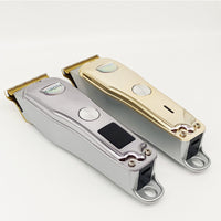 HKM-002003 USB Rechargeable Hair Clipper with Titanium Alloy Blade and LCD Display