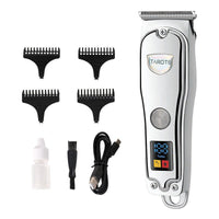 HKM-002003 USB Rechargeable Hair Clipper with Titanium Alloy Blade and LCD Display