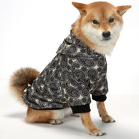 HKM-446931 Thick Fleece-Lined Plaid Hooded Two-Leg Dog Sweater for Winter Wear