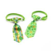 HKM-386643 St. Patrick's Day Adjustable Four-leaf Clover Pet Tie for Festive Celebrations