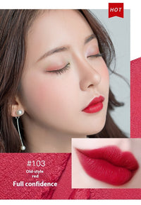 HKM-302995 Nourishing Moisturizing Lipstick - Discoloration Resistant in Retro Red, Aunt Red, Cut Male Color, and Grapefruit Color