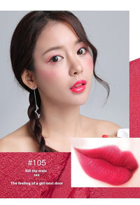 HKM-302995 Nourishing Moisturizing Lipstick - Discoloration Resistant in Retro Red, Aunt Red, Cut Male Color, and Grapefruit Color