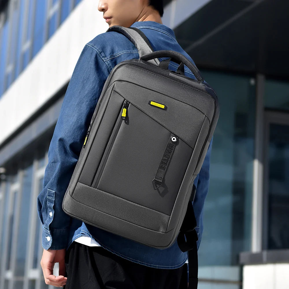 KTX-977299 Waterproof Travel Laptop Backpack with Custom Logo for Business and Office Use