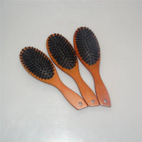 HKM-741843 Brown Lotus Hemu Full Pig Mane Comb - Light Brown, 36cm x 17cm