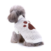 HKM-396051 Cozy Christmas Snowflake Pattern Dog Sweater for Winter Wear