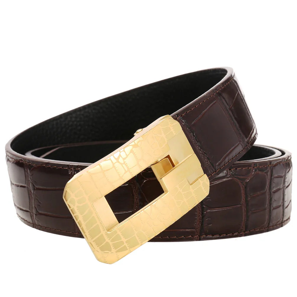 HKM-867283 Men's Stainless Steel Luxury Belt - Model LY36-61334-8