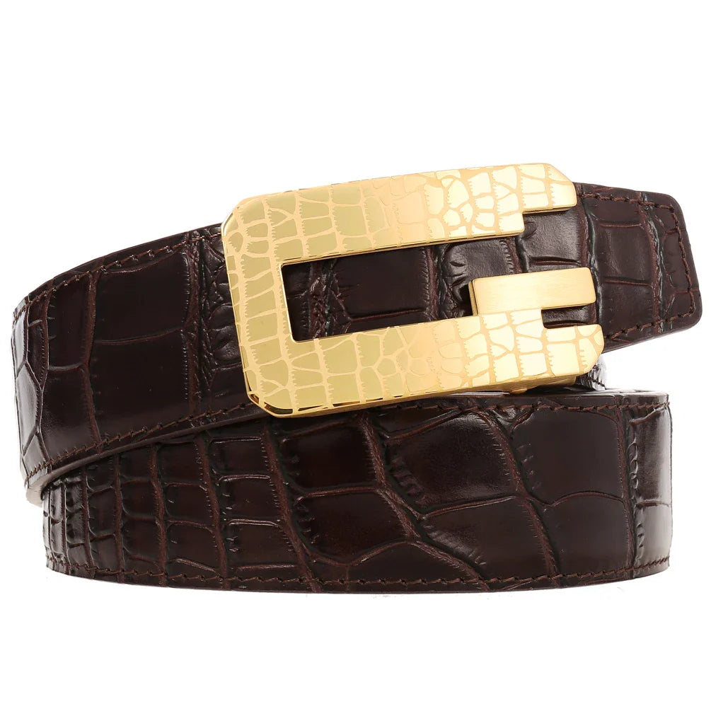 HKM-867283 Men's Stainless Steel Luxury Belt - Model LY36-61334-8