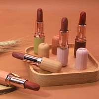 HKM-531219 Mousse Velvet Lipstick Set - Moisturizing Finish, 5 Sticks, 3.8g Each