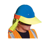 HKM-600019 Anti-Glare UV Protection Sun Visor Curtain with Large Brim and Safety Helmet Compatibility